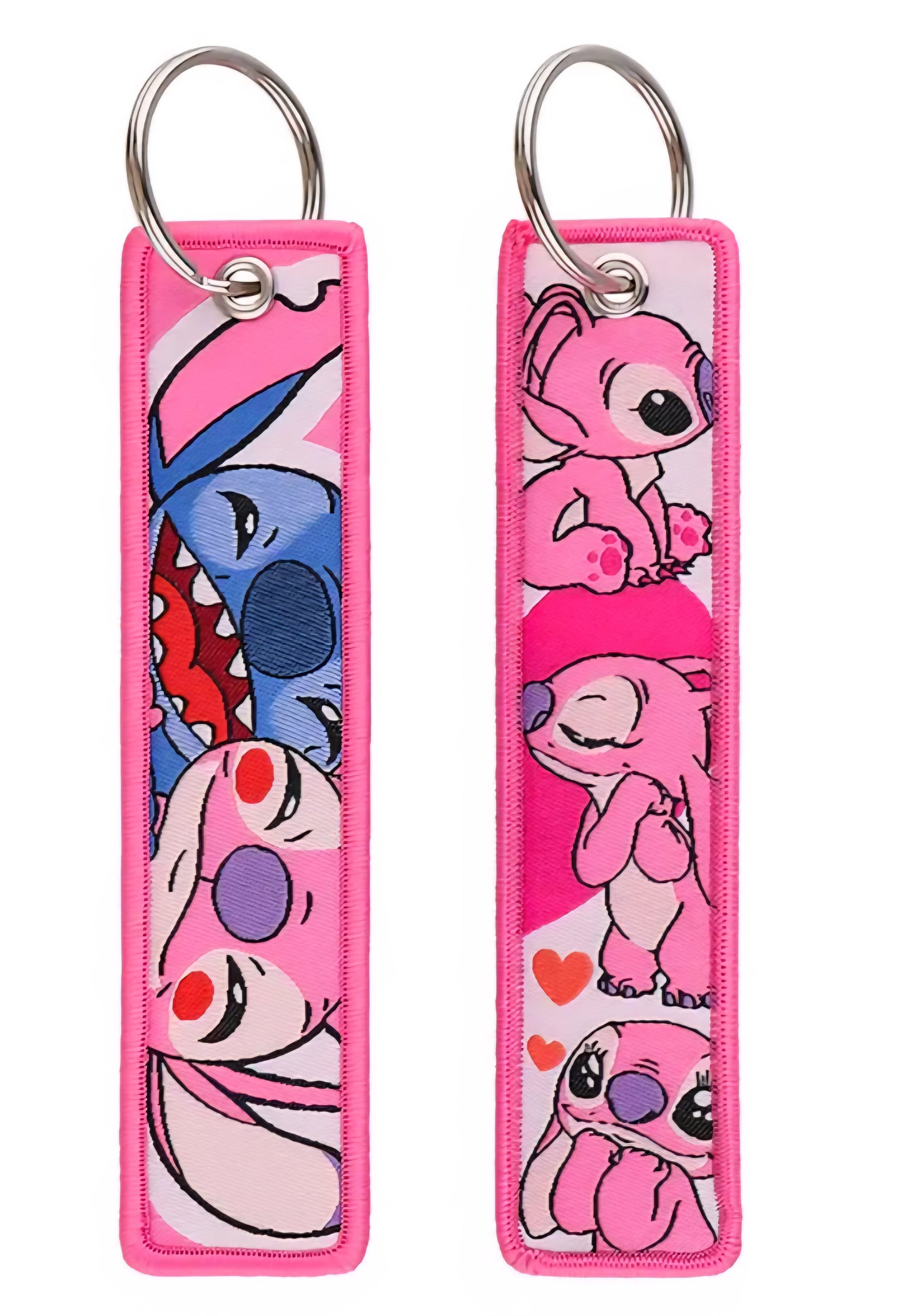 Porta-Chave Angel & Stitch