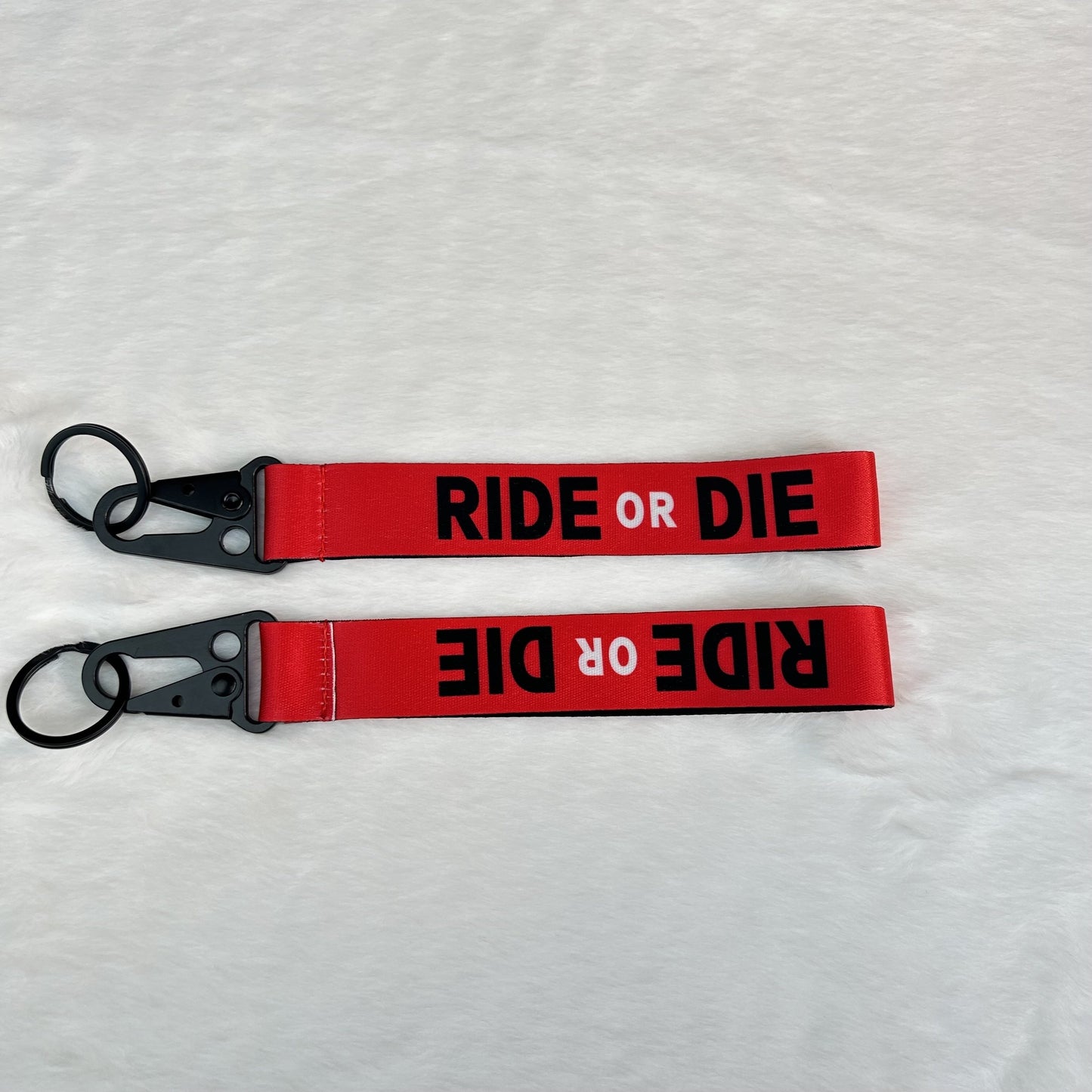 Porta-Chave Ride or Die Vermelho Metal