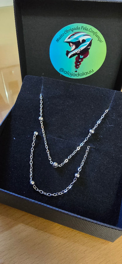 Conjuntos simples (colar e pulseira)