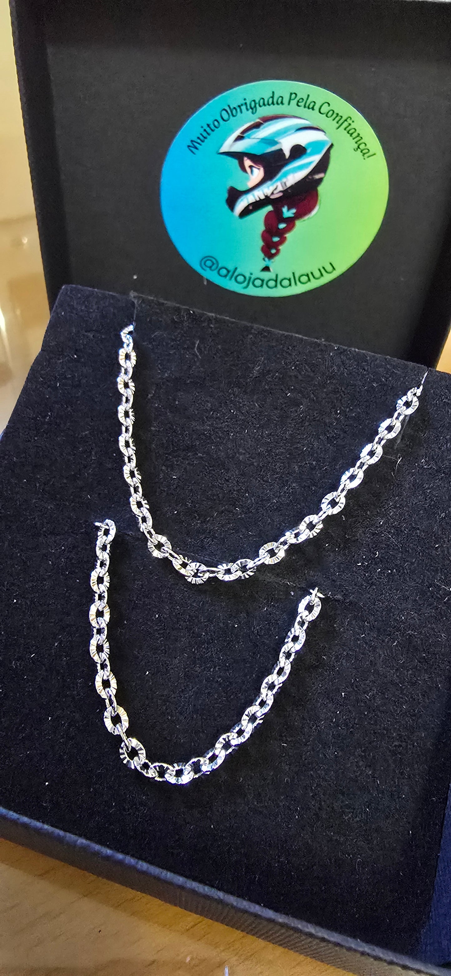 Conjuntos simples (colar e pulseira)