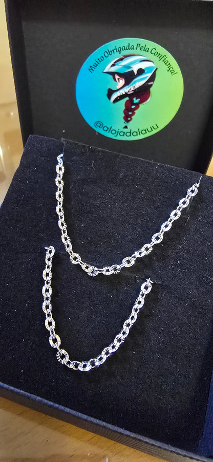 Conjuntos simples (colar e pulseira)