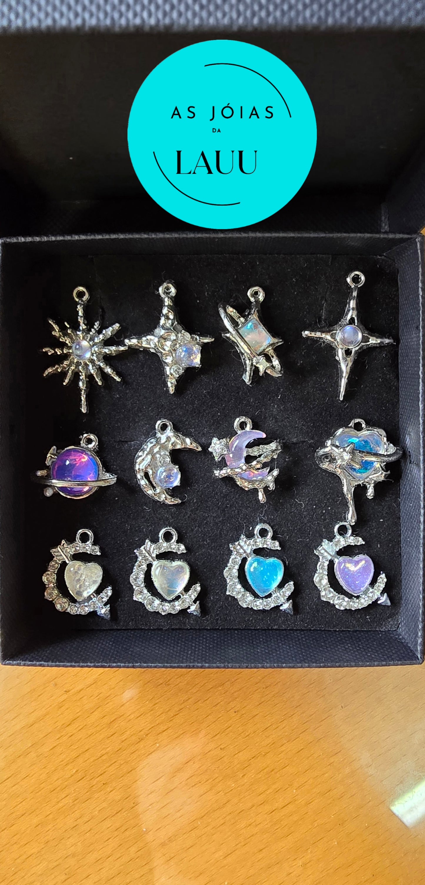 Colar prateado ( pingente à escolha)