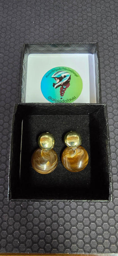Brincos dourados