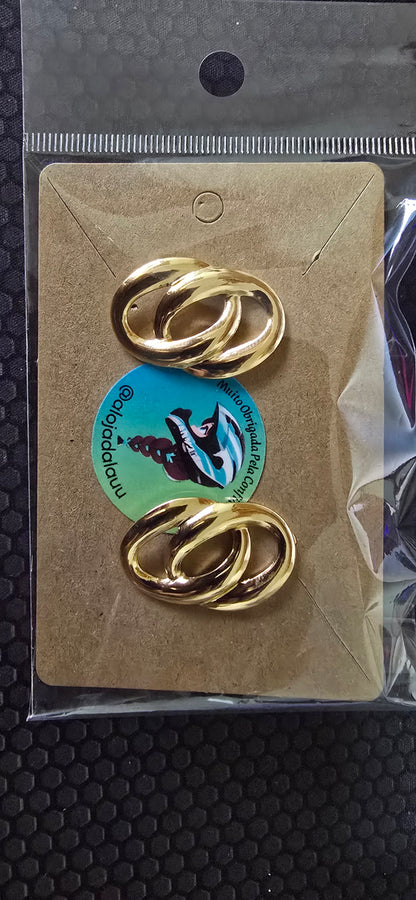 Brincos dourados