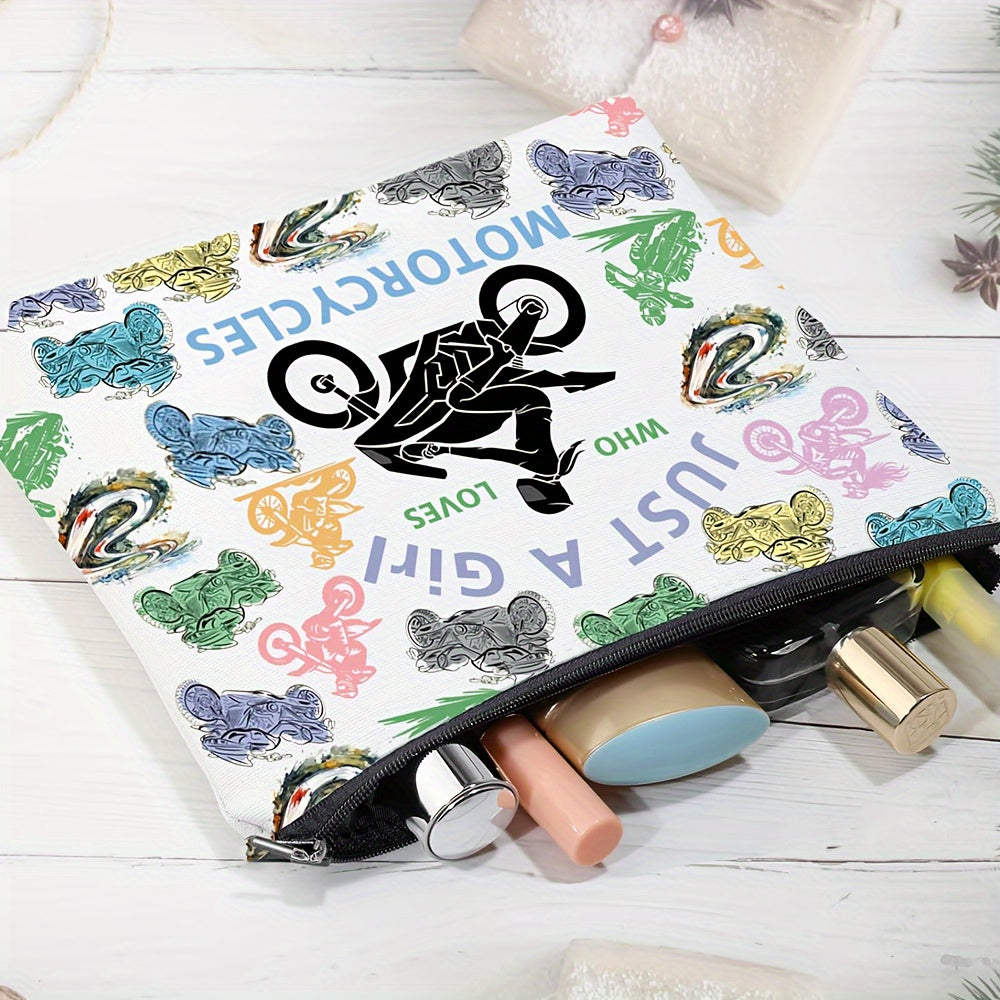Necessaire "Just a girl who loves motocycles"