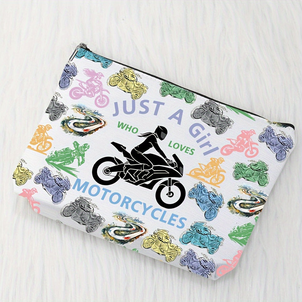 Necessaire "Just a girl who loves motocycles"
