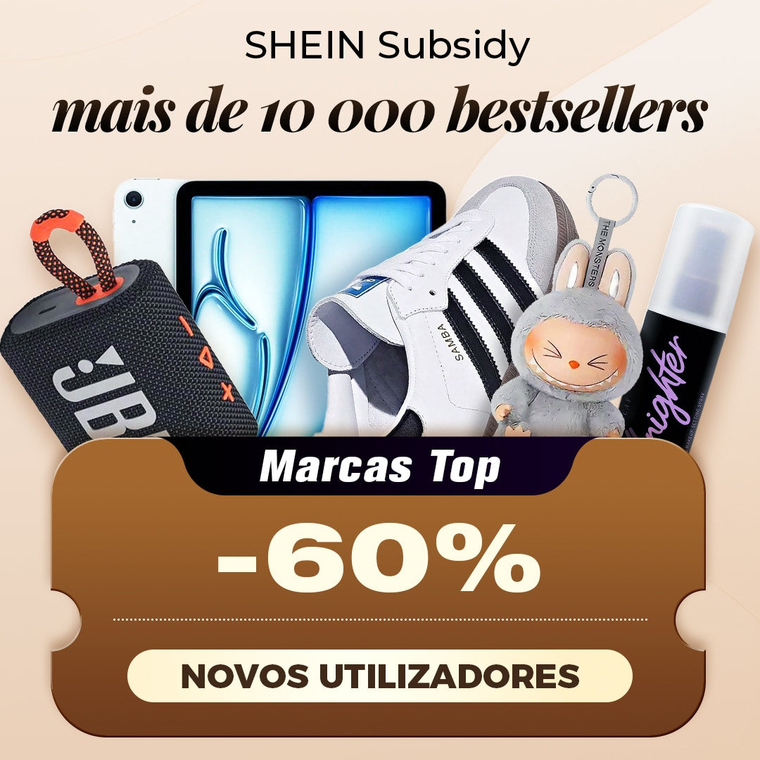 Mega promoção nas melhores marcas + cupom de 60%